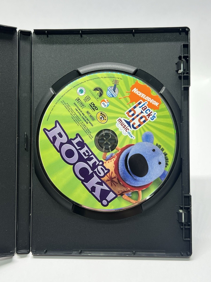 Jack's Big Music Show: Let's Rock! DVD Nickelodeon Nick Jr. RARE