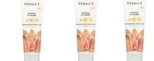 Derma E Jasmine & Vanilla Hydrating Shea Body Lotion 8 Oz *****3 pack******