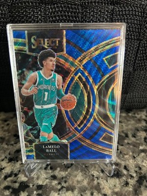 2023-24 Panini Select - Premier Level Lamelo Ball #148 Blue Wave Prizm /75