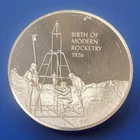 Sterling Silver Round Franklin Mint History of Flight 37.73 gram (1.12 ozt .999)