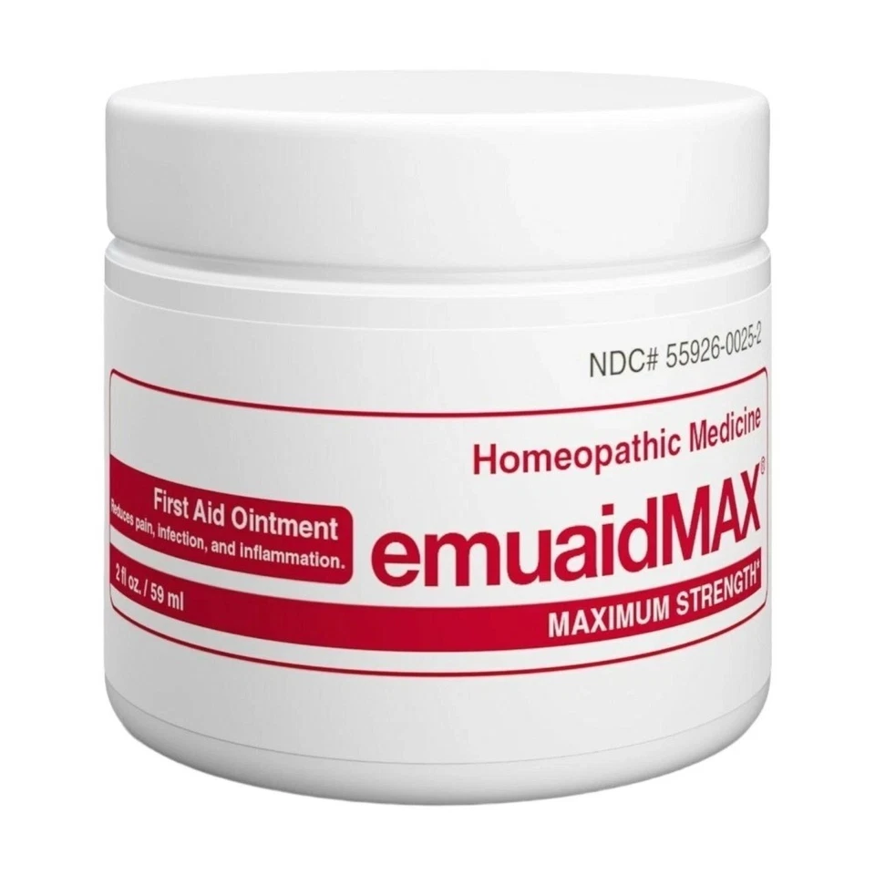 3PCS EMUAID Maximum Strength First Aid Ointment 2oz 59ml for Itchy Skin - image 3 of 4