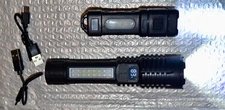 NIB TWO TACTICAL LED LIGHTS. DISPLAY ZOOM AND MULTIPLE DISPLAY