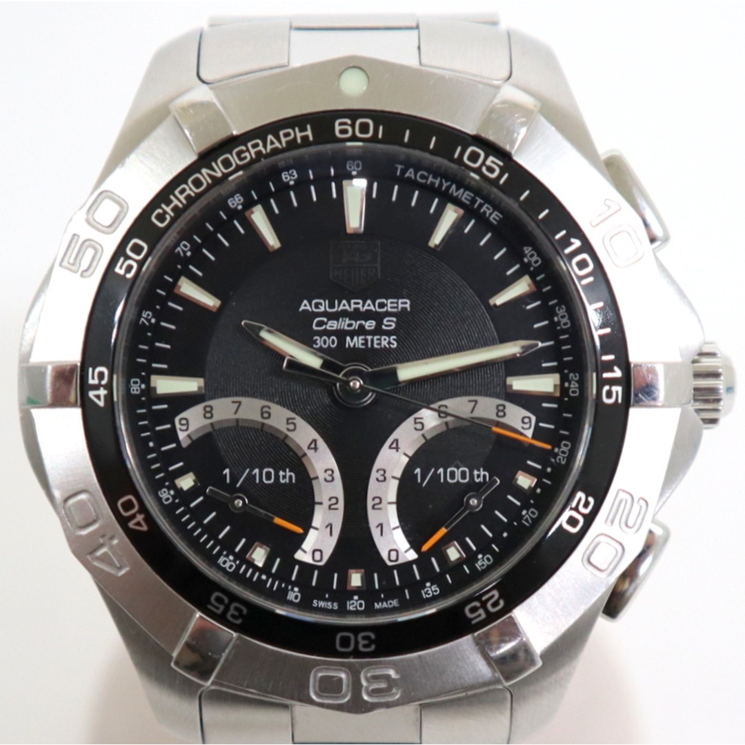 TAG Heuer Aquaracer Caliber S Men's Watch CAF7010 with Black Dial