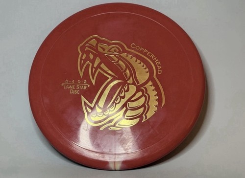 Lone Star Discs Copperhead Bravo 175g Disc Golf Approach Disc 3/4/0/2 - used — Bravo, 175g. Exact item photographed by BlueJayDG.