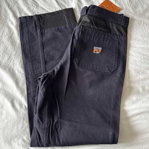 Timberland Pro 601 Arbeitshose XL dunkelblau 100% schwere Baumwolle W38 L34