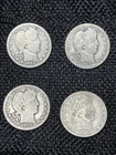 Lot Of 4 Barber Quarters