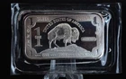 1 Oz Silver Art Bar .999 Fine Silver United States Buffalo Bar Sealed