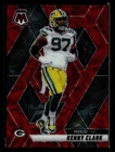 2025 Panini Mosaic Football Red Kenny Clark #84
