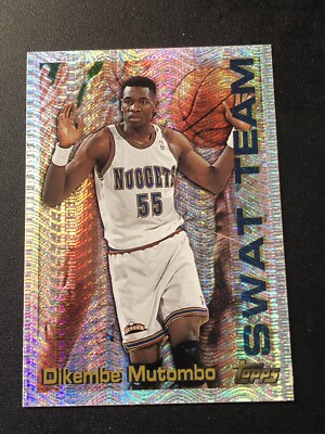 1996-97 Topps Season's Best Swat Team Dikembe Mutombo #21 HOF | eBay