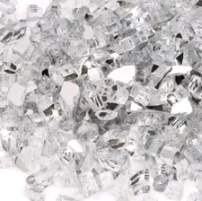 Stanbroil Platinum 1/4" Reflective Fireglass 9 Lbs 13oz Fireplace Fire Pits 