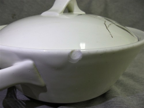 LOT 8 Rosette Ballerina ROSE Dishes Mid Century Universal Bowl Casserole Pitcher - Picture 11 of 12