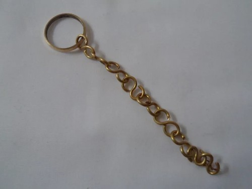 Bb Bugle Mouth Piece Chain Made Of Brass - Picture 2 of 3