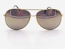 Vintage Eye 2 861633 Gold Metal Pilot Sunglasses Frames Taiwan