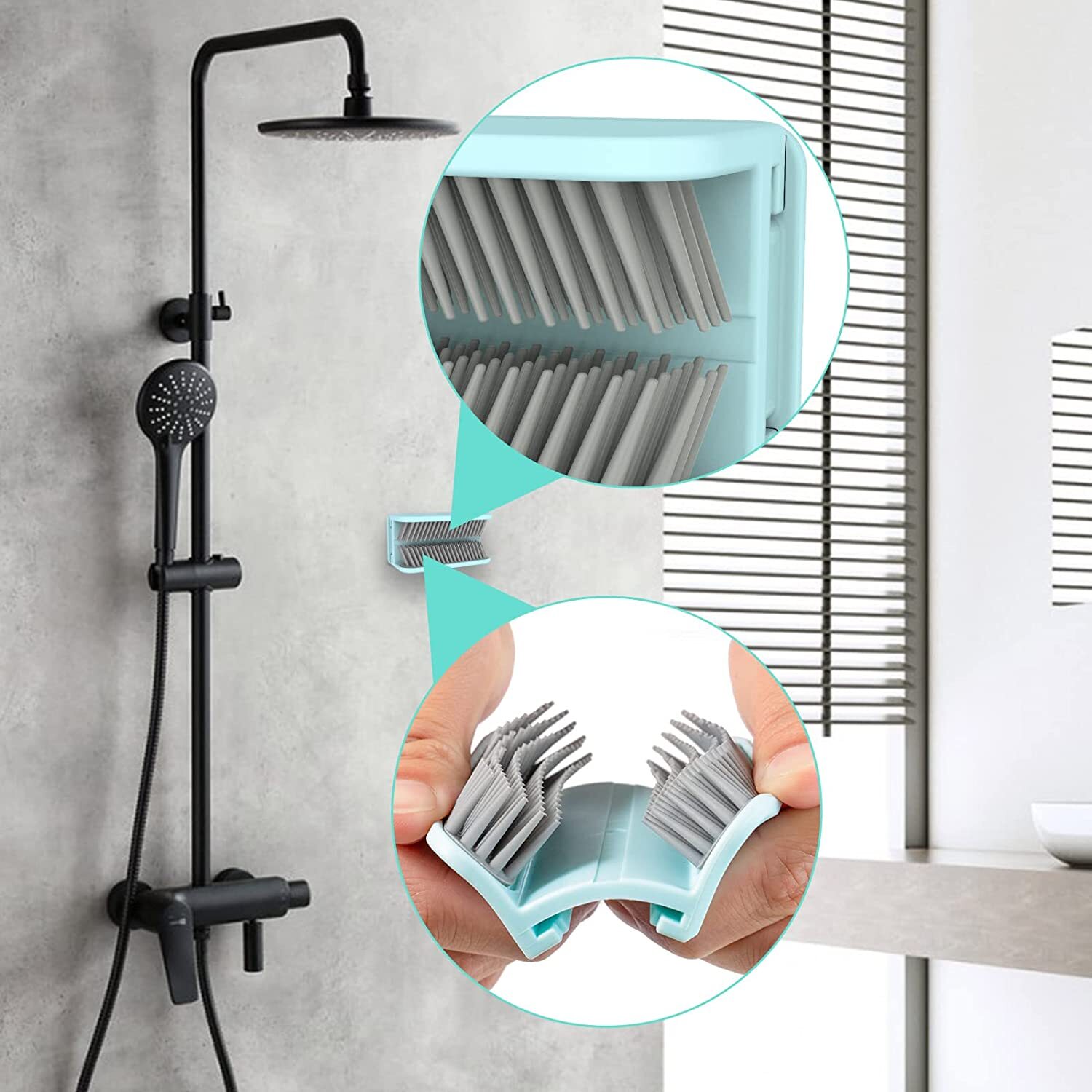 Hair Catcher Shower Wall Hair Trap Shower Drain Hair Catcher Hair