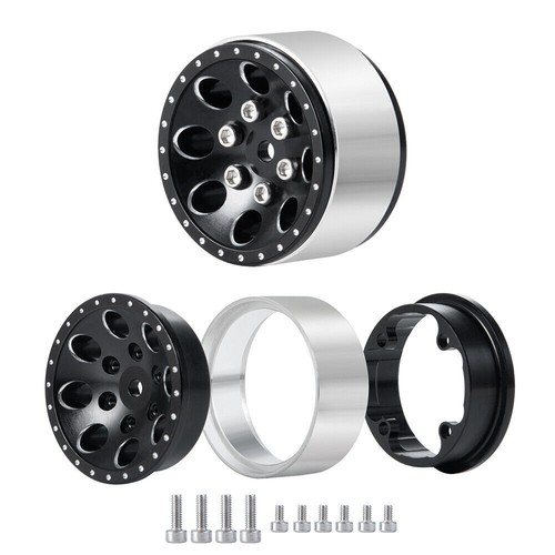 1.0'' Tires & Beadlock Wheel Rims for 1/24 RC Crawler Car Axial SCX24 Model Car - Picture 10 of 60
