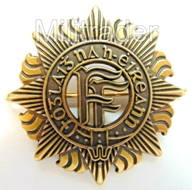 Ireland Irish Defence Forces Logo FF Cap Badge (Read Description)