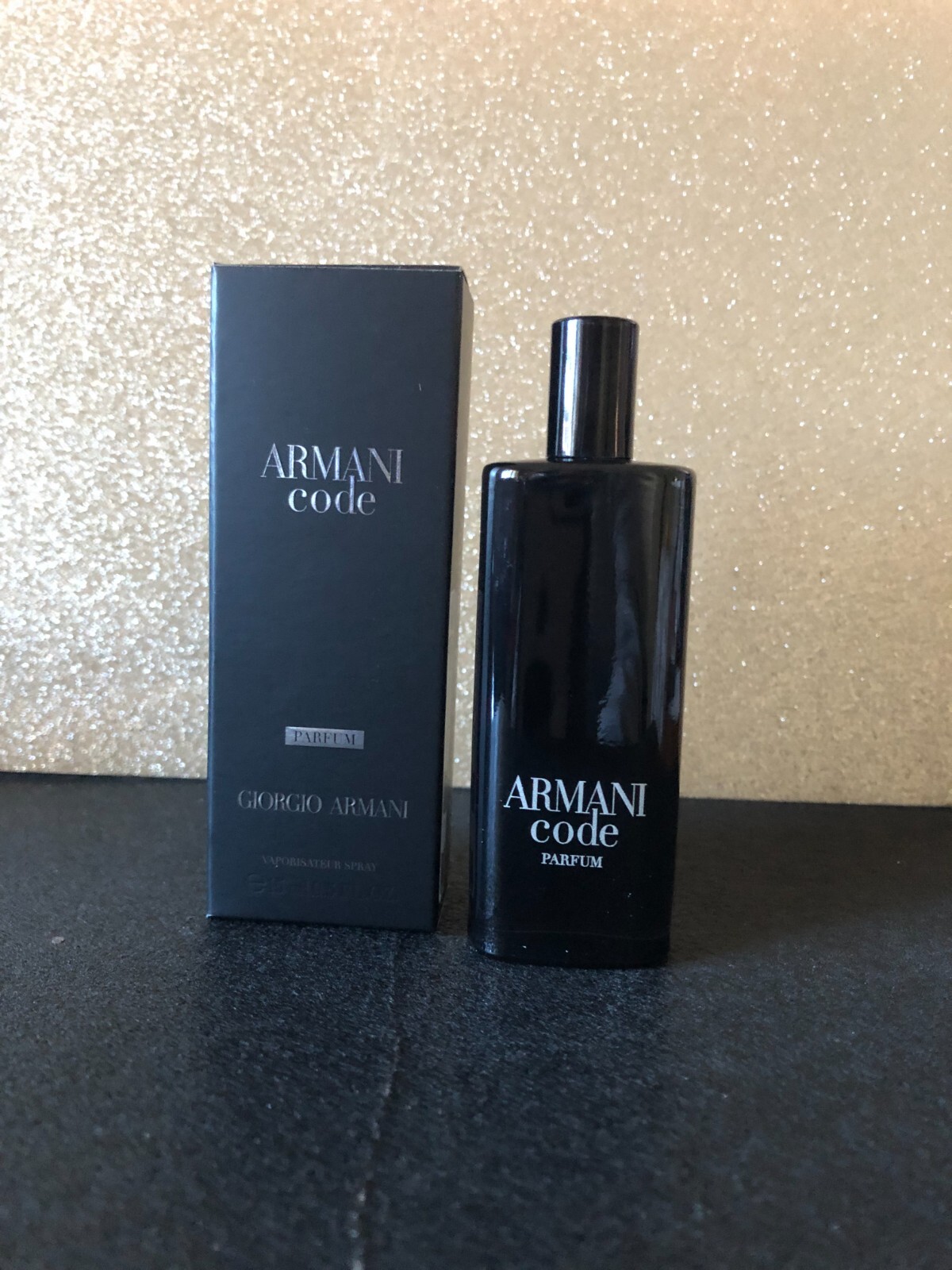 GIORGIO ARMANI CODE PARFUM SPRAY TRAVEL SIZE 15ML