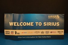 "WELCOME TO SIRIUS" Pamphlet - Brochure  SATELLITE RADIO  CAR or HOME