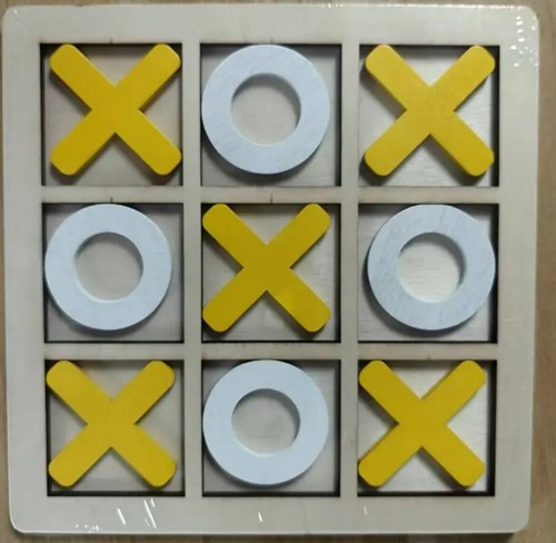 Wooden Tic Tac Toe Board Game Kids Toys Brain Games Puzzles - Picture 28 of 28