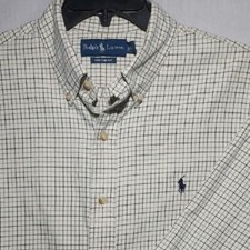 Polo Ralph Lauren Custom Fit Long Sleeve Button-down Mens Shirt Size XL