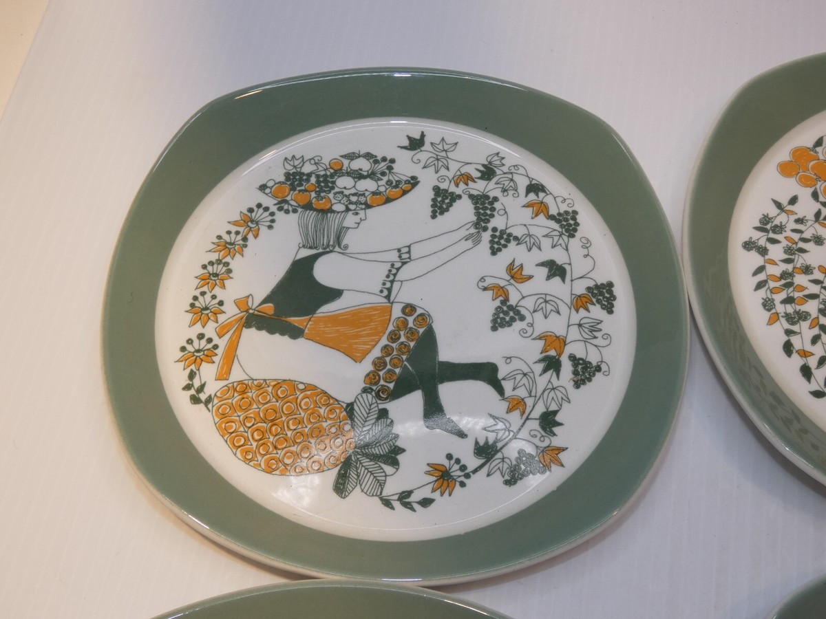 Vintage Figgjo Flint Norway Sicilia Pattern Salad Plate | eBay