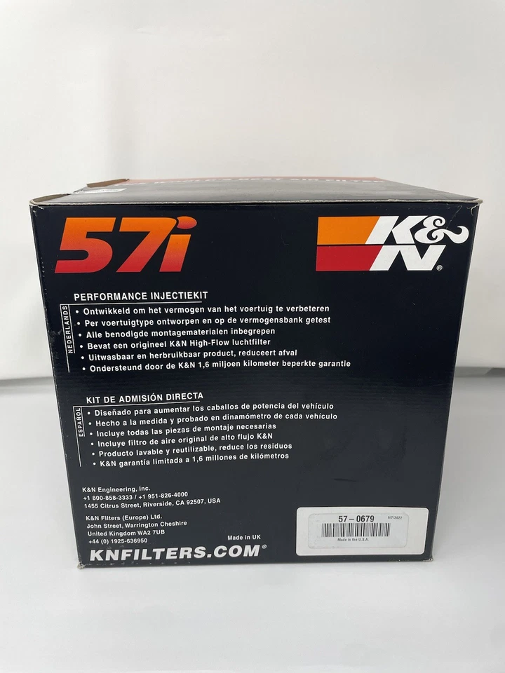 Kit de admisión de aire frío K&N: se adapta a Fiat/Alfa Romeo 57-0679 2007-2013 Foto 2 de 4