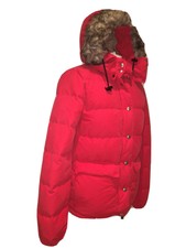 Ralph Lauren Denim & Supply Feather Red Puffer Jacket Size Small /10 Uk Rrp £225