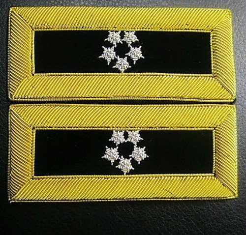 NEU US ARMEE AUTHENTISCH MÄNNLICH 1/5 STERNE GENERAL HARTE SCHULTERRIEMEN RÄNGE CP HERGESTELLT - Bild 11 von 26