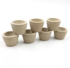 8A, 1-3/4 - Magnesium Oxide, Fire Assay Cupel - Gold. Silver Refining - QTY: 12