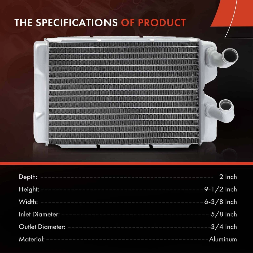 Nuevo núcleo de calefacción de aire acondicionado para Chevy Camaro Pontiac Firebird Buick Skylark sin aire acondicionado Foto 3 de 4