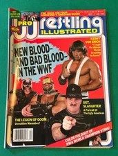 Pro Wrestling Illustrated Magazine Dec. 1990 Sting Color Foldout Legion of Doom