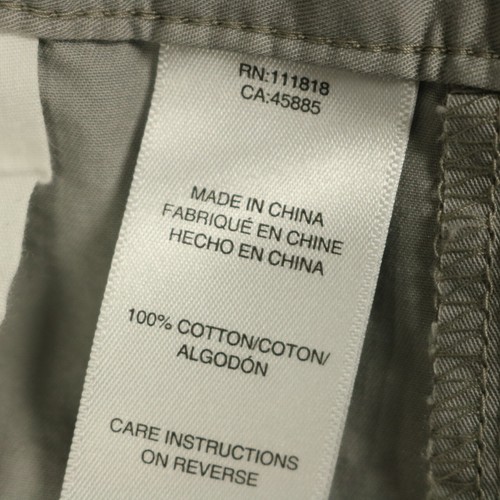 Michael Kors 100% Cotton Flat Front Casual Pants Light Gray Men's 36/32 (36x30) - Picture 15 of 23