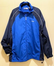 Vintage 90s FILA Two-Tone Lightweight Full Zip Windbreaker  XXL