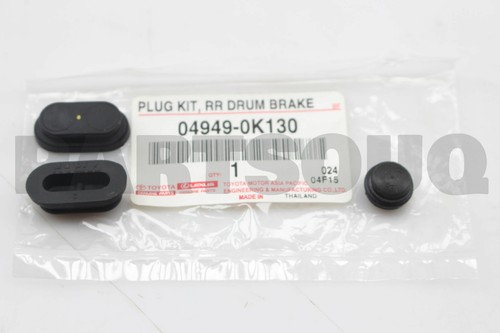 049490K130 Genuine Toyota PLUG KIT RR DRUM BR 04949-0K130 | eBay