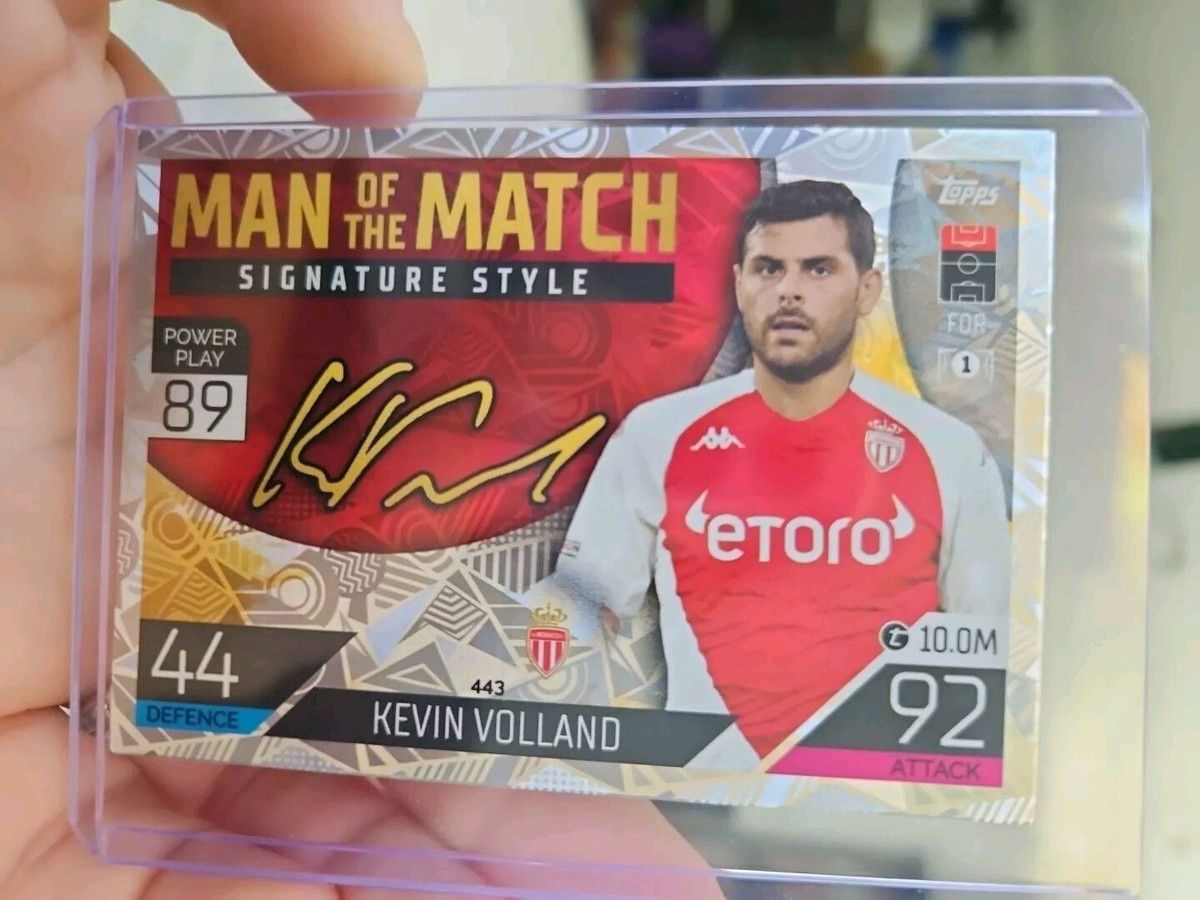 2022-23 TOPPS MATCH ATTAX UEFA Kevin Volland SIGNATURE STYLE