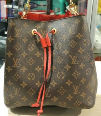 LOUIS VUITTON Monogram NÉONOÉ MM Coquelicot-Date Code:MI3168-Very