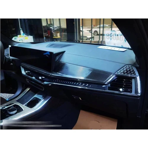 For BMW X5 G05 LCI 2024+ Dry Carbon Fiber Interior Full Set Accessories Kit Trim - Picture 6 of 15