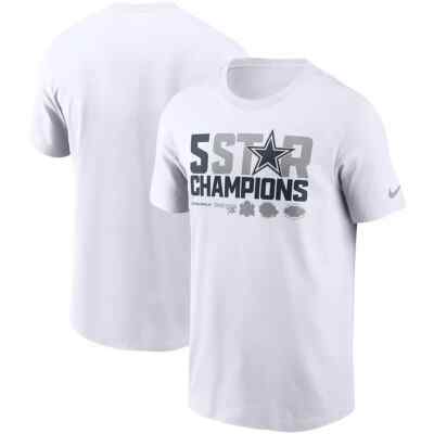 Nike Men's Dallas Cowboys Local Pack 5 STAR CHAMPIONS s/s T-Shirt Mens Sizes NWT
