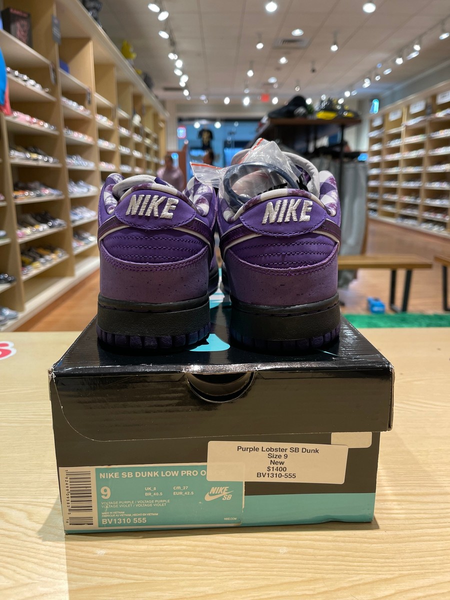 Size 9M/10.5W - Nike SB Dunk Low Concepts Purple Lobster Size 9M/10.5W - Nike SB Dunk Low Concepts Purple Lobster