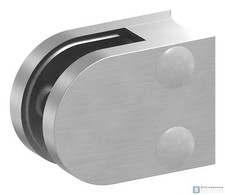 Zacisk szklany ze stali nierdzewnej mod. 30, 50x40x26mm, przyłącze: 42,4mm, V4A | STEINBACHER©