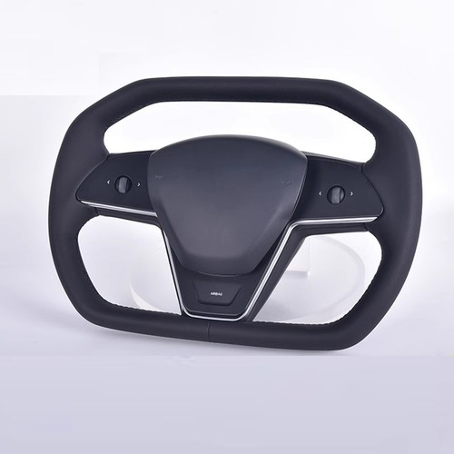 Cyber Look Lenkrad für Model 3 Model Y 2017-2024 mit Heizung Nappaleder - Bild 8 von 10