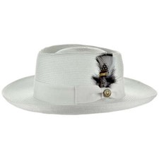Gambler Straw Wide Brim Hat by Bruno Capelo