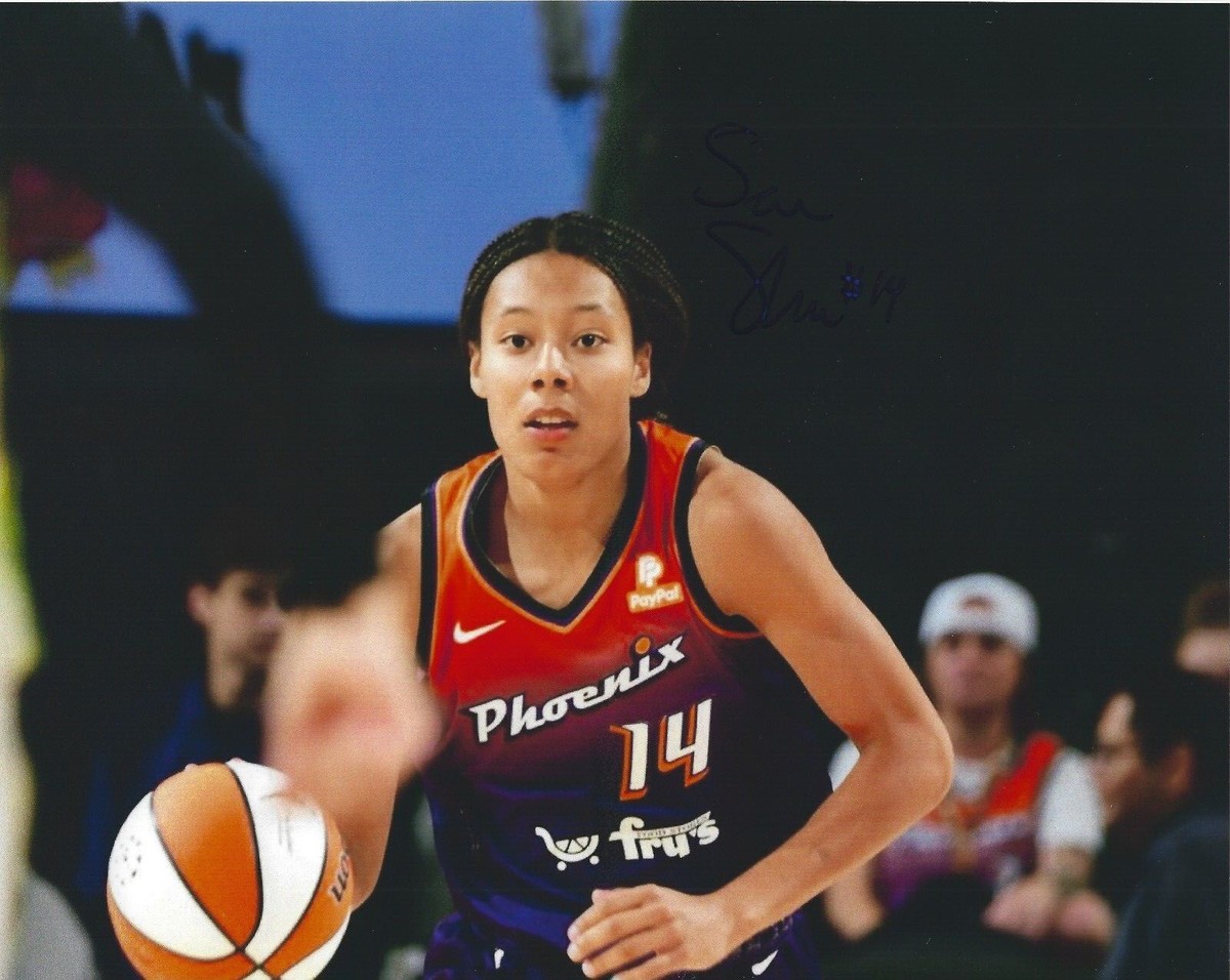 SAM THOMAS Signed 8 x 10 Photo WNBA Basketball PHOENIX MERCURY