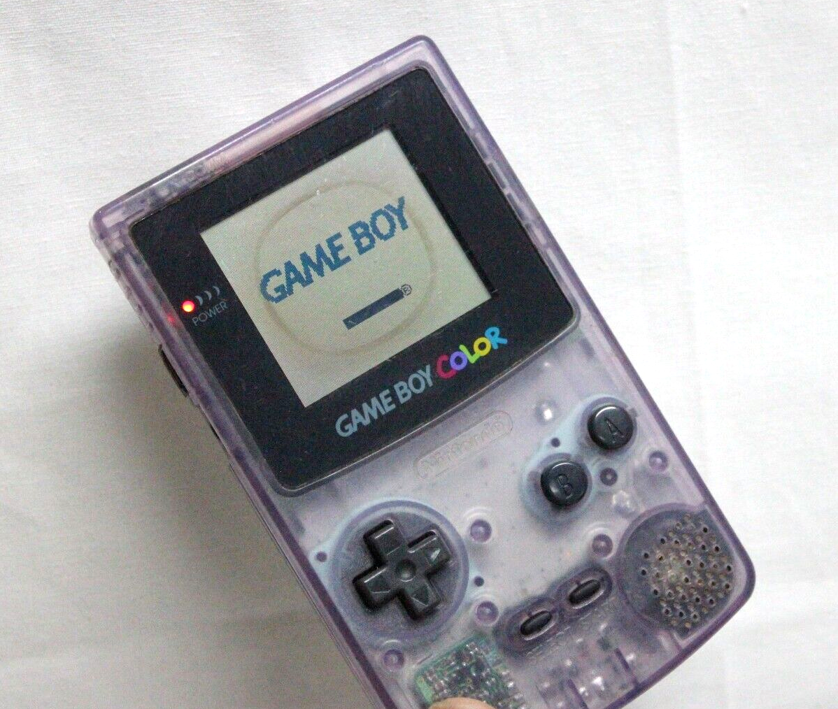 Nintendo Game Boy Color Atomic Purple Handheld Console System CGB