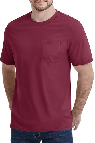 Camisas de bolsillo para hombre manga corta ligeras algodón verano tops camiseta de rendimiento - Imagen 70 de 188