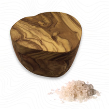 Dose in Herzform mit Magnetschließsystem Vorratsdose Schmuckdose aus Olivenholz