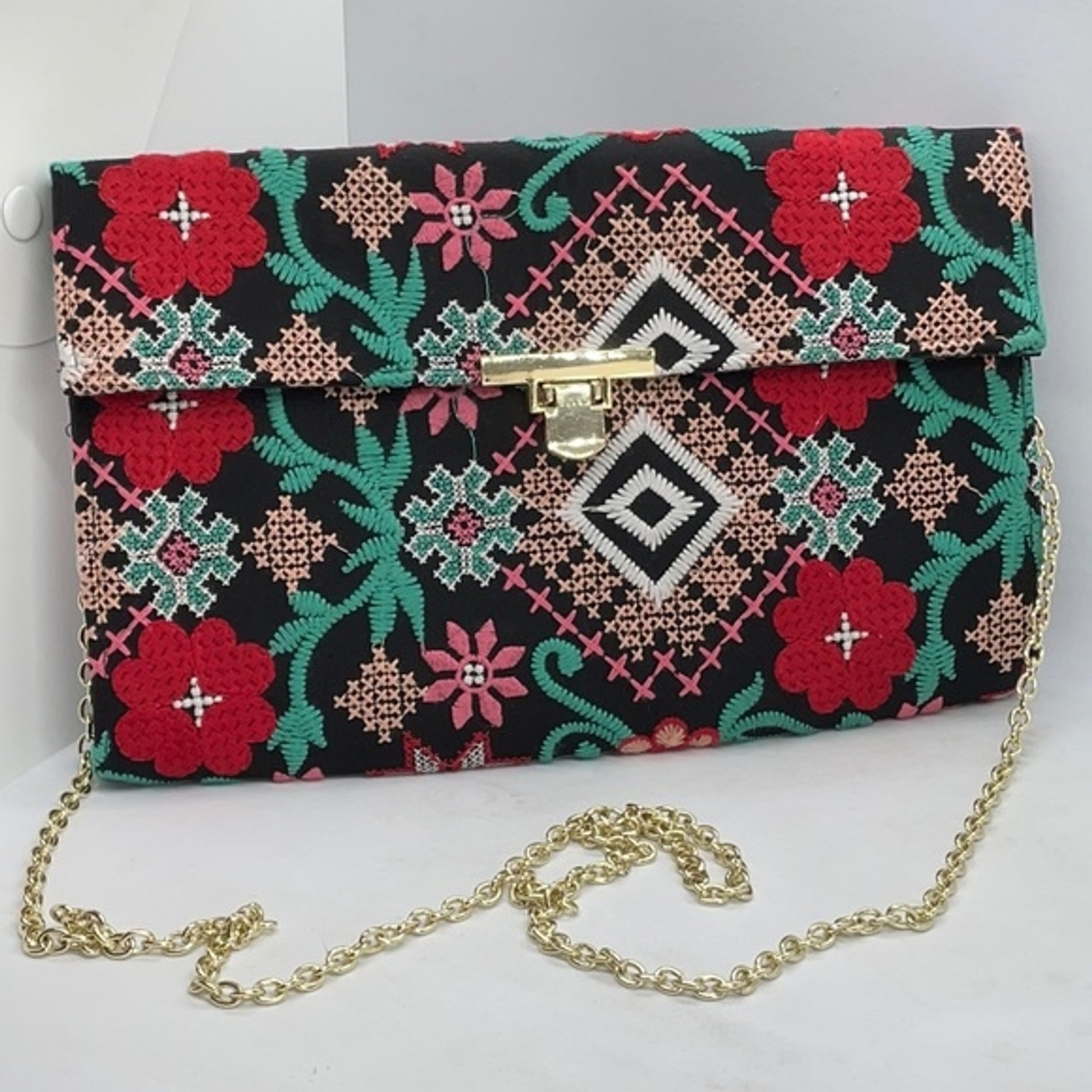 Meli Melo Needlepoint Envelope Purse - image 1