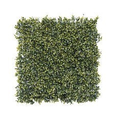 20x20'' Artificial Yellow Pittoso Mat Wall Hedge Decor Privacy Fence Panel Grass