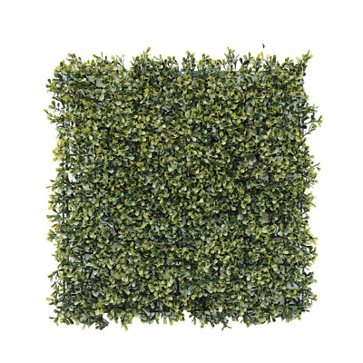 20x20'' Artificial Yellow Pittoso Mat Wall Hedge Decor Privacy Fence Panel Grass