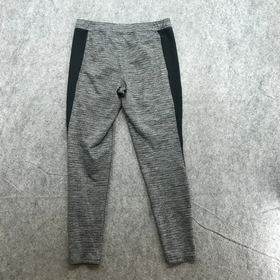 Express 紧身女式 M 码拉灰色弹力黑色口音面板 — 第 2/4 张图片